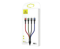 USAMS Kabel pleciony 1,2m 2A (2xlightning/microUSB/USB-C) - 1569053 - zdjęcie 1
